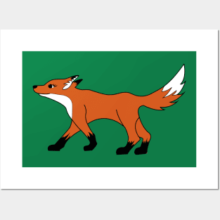 Cute Baby Fox Posters and Art